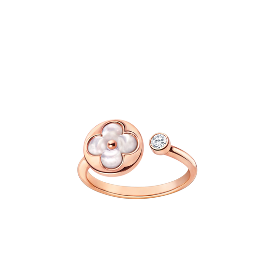 [Glimmer]SUN 1 DIAMOND PINK MOP RING
