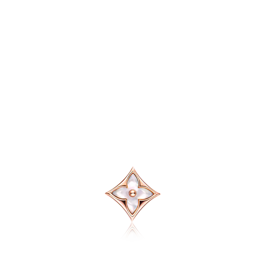 [Glimmer]STAR MOP PINK GOLD EARRINGS