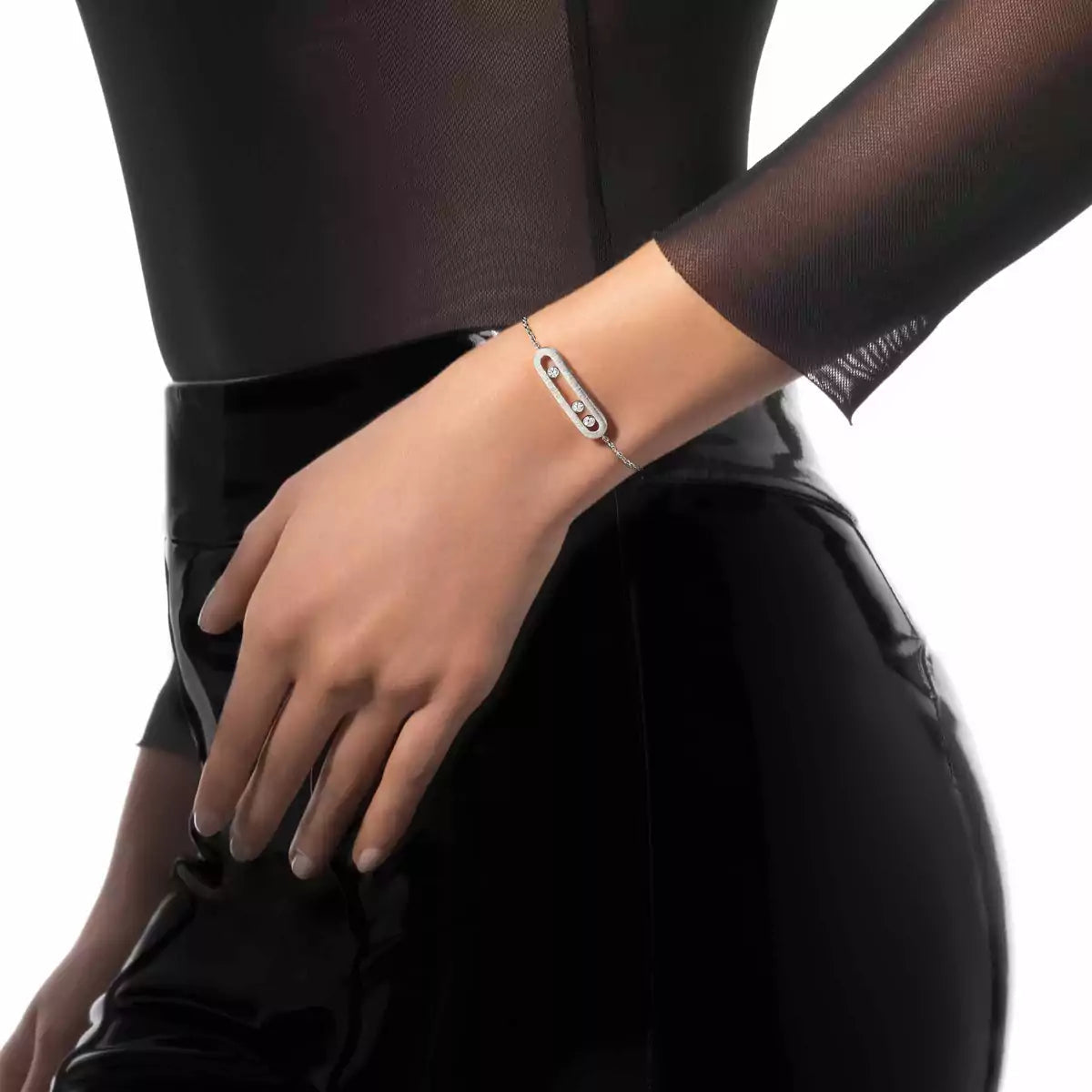 [Glimmer]Move Classique Ciselé bracelet