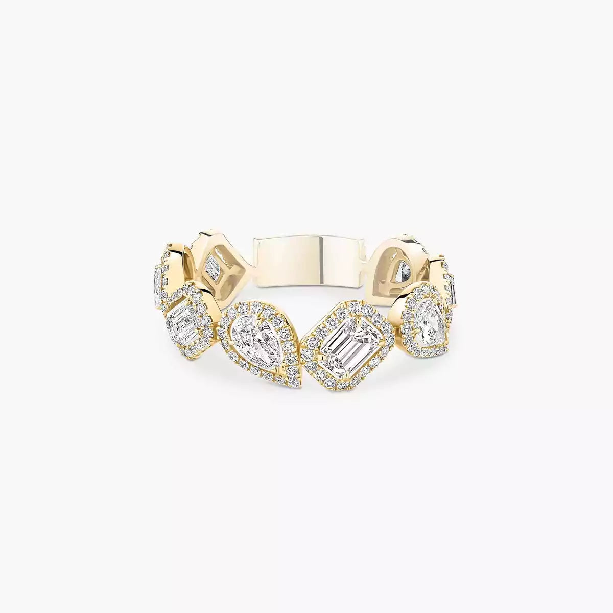 [Glimmer]Diamond Wedding Ring My Twin