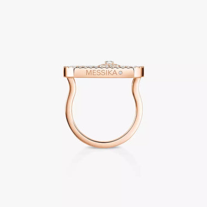 [Glimmer]So Move Pave_-Set Diamond Ring