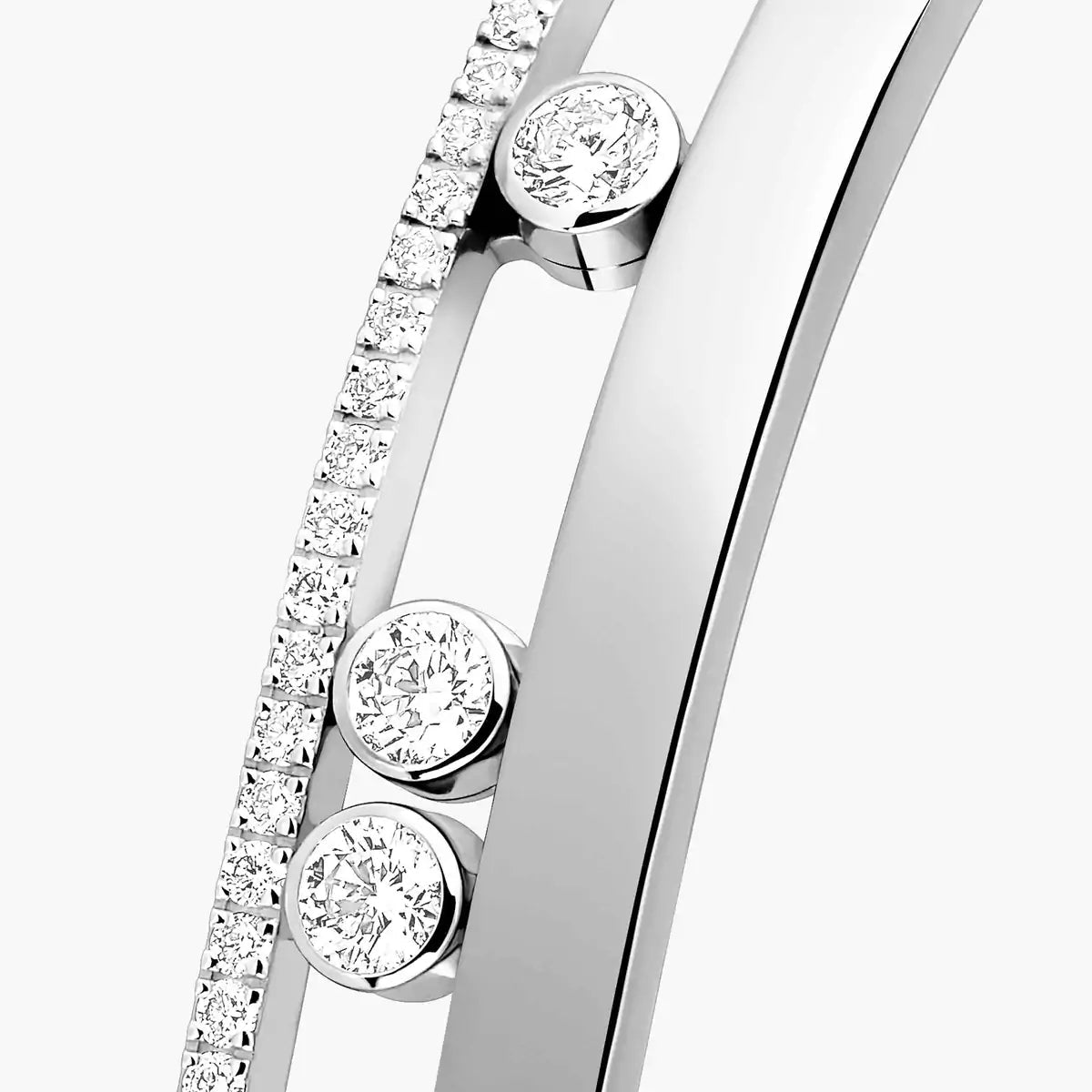 [Glimmer]Move Romane Diamond Bangle Bracelet