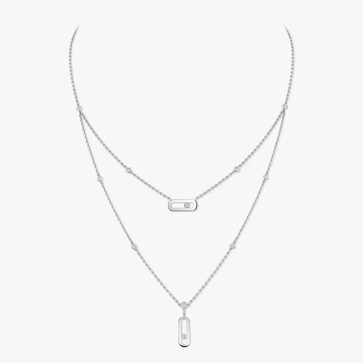 [Glimmer] Move Uno Diamond Necklace
