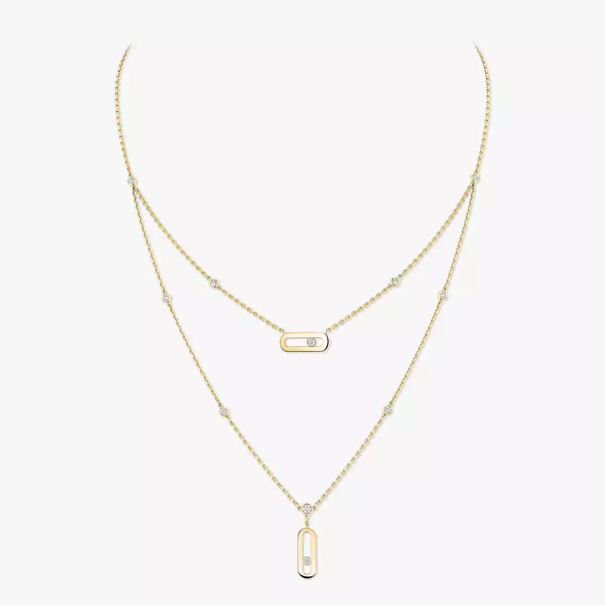 [Glimmer] Move Uno Diamond Necklace