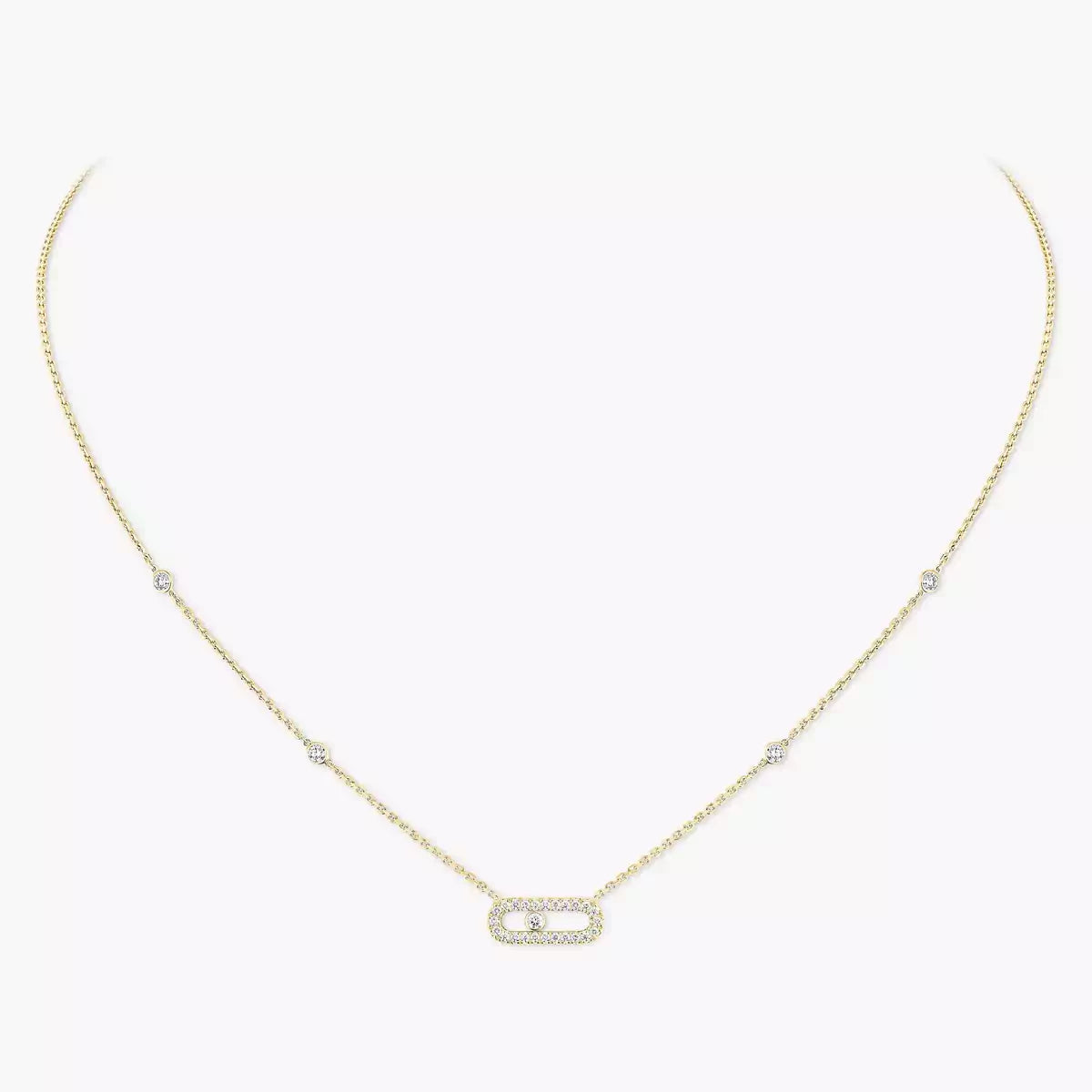 [Glimmer]Diamond Necklace Move Uno
