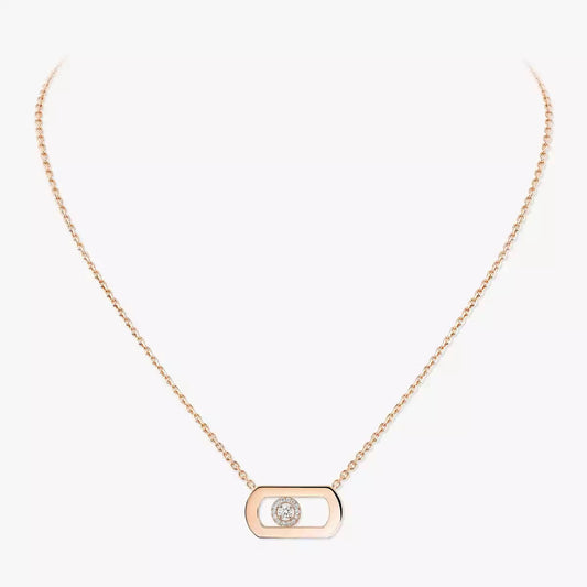 [Glimmer]So Move Diamond Necklace in Gold
