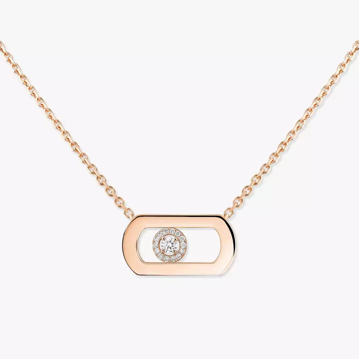 [Glimmer]ゴールドに輝くダイヤモンドネックレス