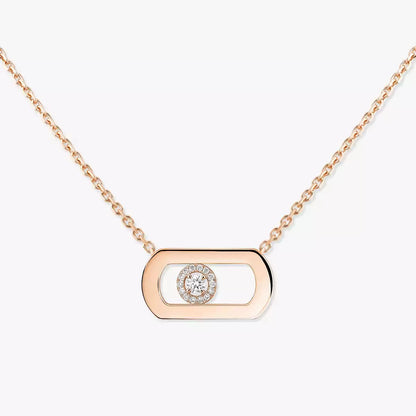 [Glimmer]ゴールドに輝くダイヤモンドネックレス