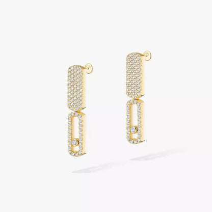 [Glimmer]Imperial Move SM Diamond Earrings