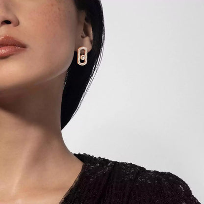 [Glimmer]So Move Pave_-Set Diamond Earrings in Silver