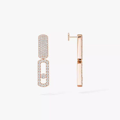 [Glimmer]Imperial Move SM Diamond Earrings