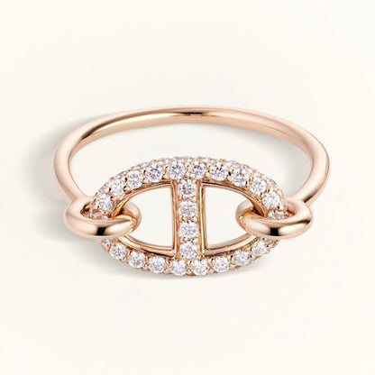 [Glimmer]RONDE SMALL DIAMOND RING