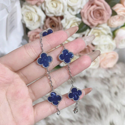 [Glimmer]CLOVER 5 MOTIF PIETERSITE BRACELET COLLECTION