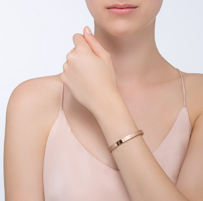 [Glimmer]LOVE BRACELET 6.1MM 4 DIAMONDS