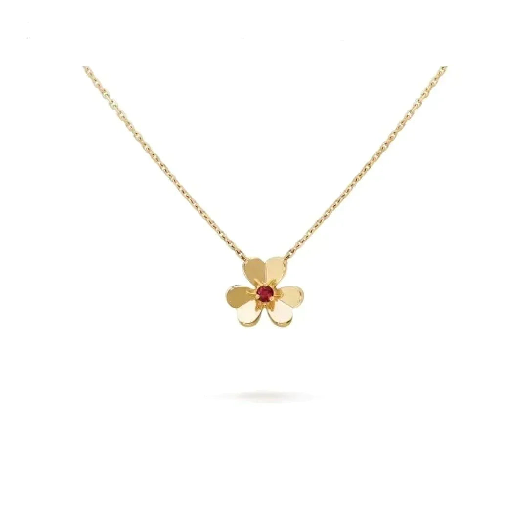 [Glimmer]FRIVOLE GOLD FLOWER NECKLACE
