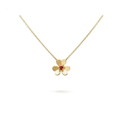 [Glimmer]FRIVOLE GOLD FLOWER NECKLACE