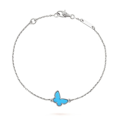 [Glimmer]BUTTERFLY TURQUOISE BUTTERFLY BRACELET SILVER