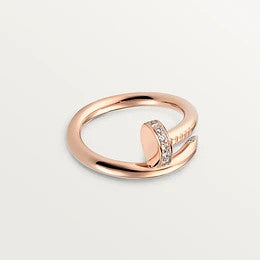 [Glimmer]JUSTE RING 2.65MM PINK GOLD DIAMOND